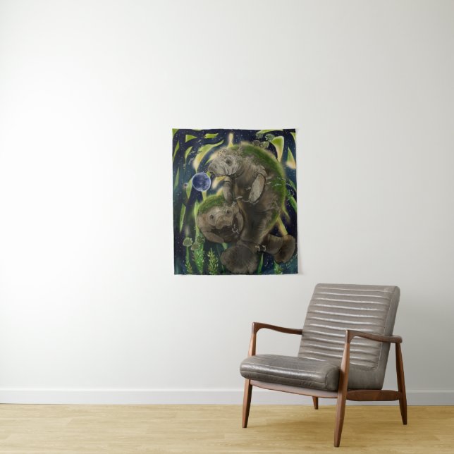 Tapiz Equilibrio frágil ManateeTapestry (In situ)