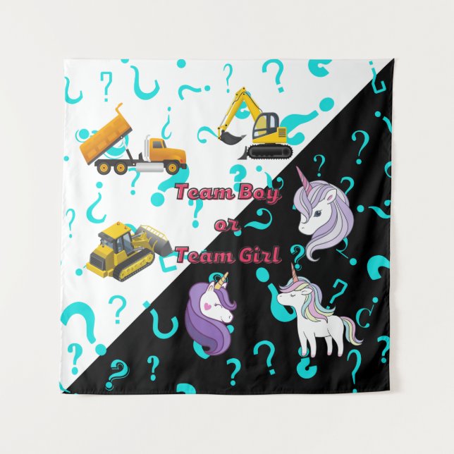 Tapiz Equipo Chico vs Equipo Chica Equipo Pesado vs Unic (Anverso)