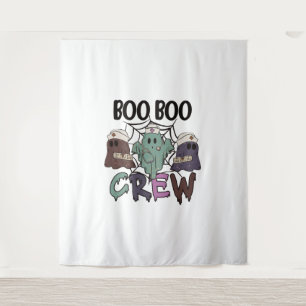 Tapiz Equipo de enfermería de Halloween Boo Boo