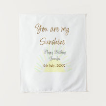 Eres mi cumpleaños de pastel amarillo sol