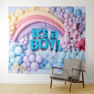 Tapiz Es un Arco de Globos de Fondo para Niño
