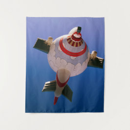 Tapiz ¿Es un avión? ¿Es un globo aerostático?