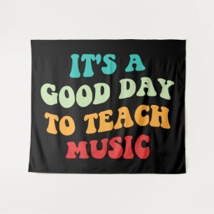 Tapiz Es un buen día para enseñar música