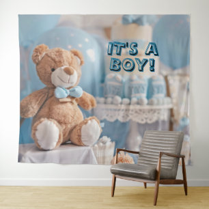 Tapiz Es un cartel de fondo de pared para baby shower de