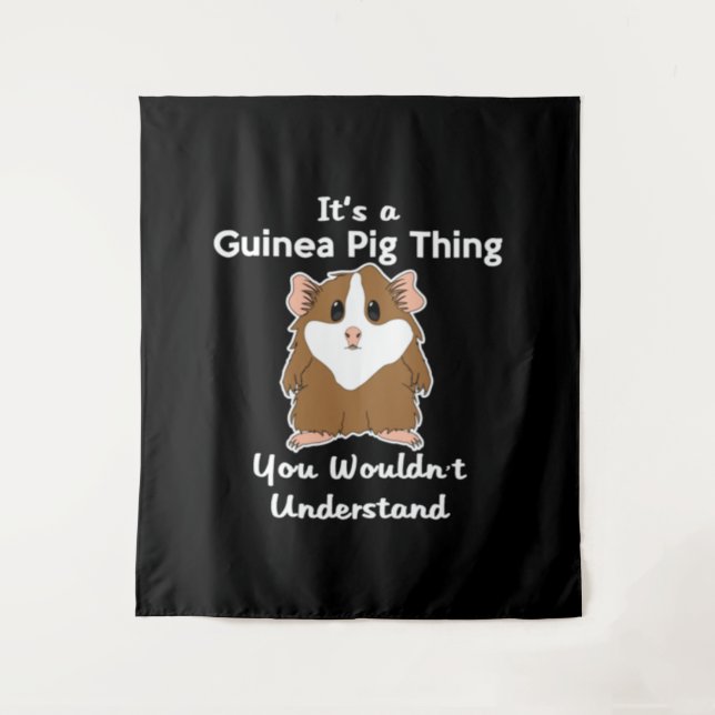 Tapiz Es una cosa de cerdo guineano (Anverso)