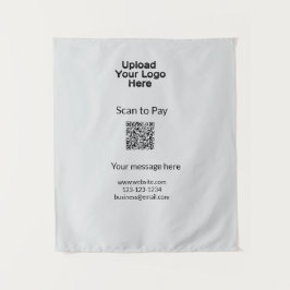 Tapiz Escaneo mínimo simple para pagar Añadir el logotip