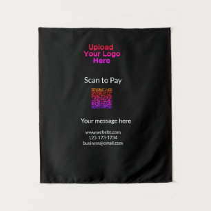 Tapiz Escaneo mínimo simple para pagar Añadir el logotip