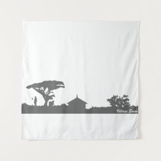 Tapiz Escena de aldea