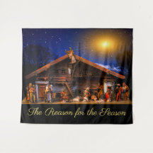Escena de la Natividad de la Razón de la Temporada