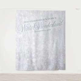 Tapiz Escena de nieve de Winter Wonderland | Fondo para