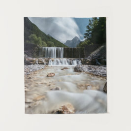 Tapiz Escenario impresionante en el valle de Krnica, Esl