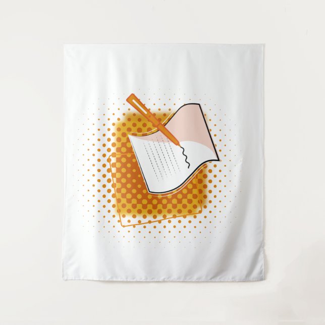 Tapiz Escribiendo a Lover (Anverso)