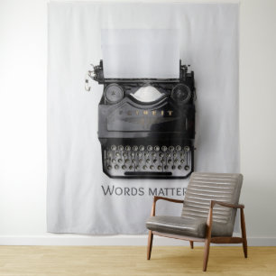 Tapiz Escritor de palabras importan