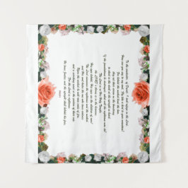 Tapiz Escritura, Salmo 11, Botánico