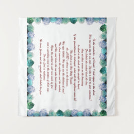 Tapiz Escritura, Salmo 11, Verso de la Biblia,