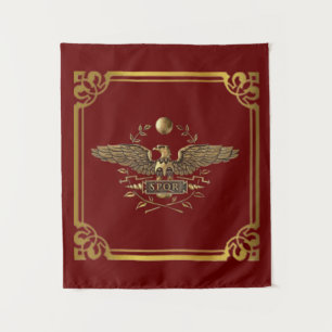 Tapiz ESCUDO romano SPQR