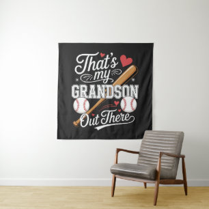 Tapiz Ese es mi nieto ahí fuera Béisbol