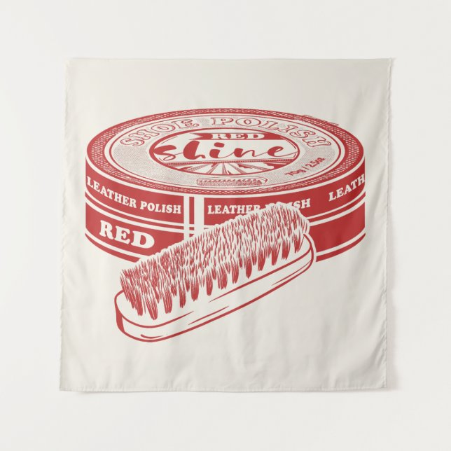 Tapiz Esmalte de calzado rojo (Anverso)