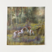 Españoles de Bretaña, caza de Woodcock, arte