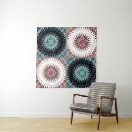 Tapiz Espectro Soundwave Mandala Grid