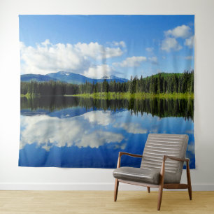 Tapiz Espejo de imágenes de paisajes de vistas de pared