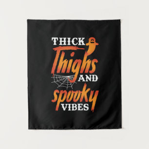 Tapiz Espesos De Halloween Y Vibes De Espuma