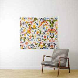 TAPIZ ESPIRALES FLORALES DEL RENACIMIENTO FLORENTINO, FL