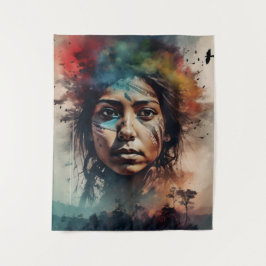 Tapiz Espíritu indígena tribal