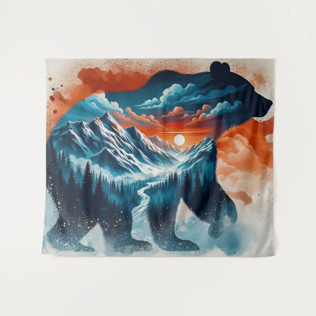 Tapiz Espíritu salvaje al interior (Anverso (horizontal))