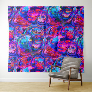 Tapiz Esplandor moderno de pinturas de morado