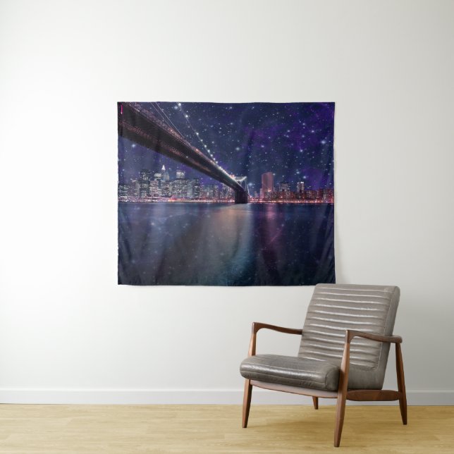 Tapiz Esquina espacial Manhattan (In situ (horizontal))