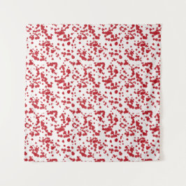 Tapiz Esquirlas de pintura roja