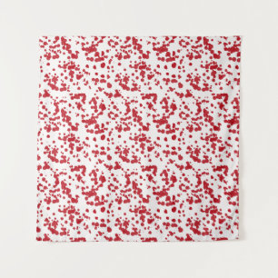 Tapiz Esquirlas de pintura roja