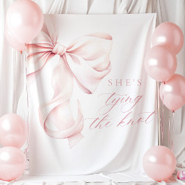 Tapiz Está atando el telón de fondo de la ducha de novia