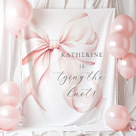 Tapiz Está atando el telón de fondo de la ducha de novia