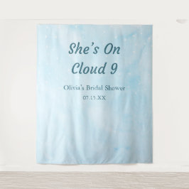 Tapiz Está en el fondo de la ducha azul cielo de Nube 9