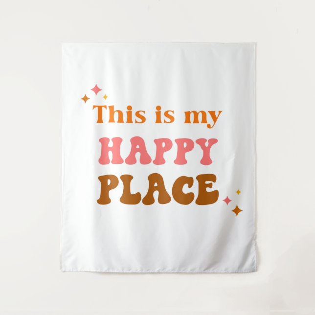 Tapiz Esta Es Mi Habitación De Lugar Feliz (Anverso)