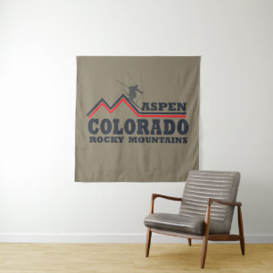 Tapiz Estación de esquí Aspen Colorado