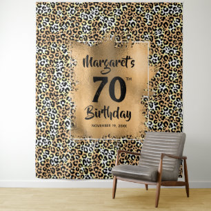 Tapiz Estampado de Animal Leopardo