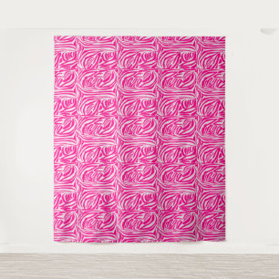 Tapiz Estampado de cebra rosa