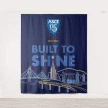 Estandarte brillante de ASCE Built to Shine