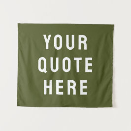 Tapiz Estandarte de Cita Personalizada Pared de tu Cita