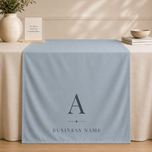Tapiz Estandarte de corredor de mesa de negocios azul po