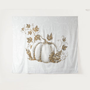Tapiz Estandarte de Cuento de Hadas de Calabaza Blanca D