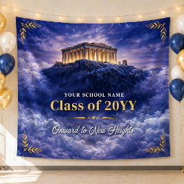 Tapiz Estandarte de graduación de la clase Monte Olimpo,