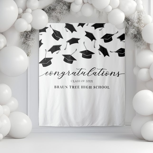 Tapiz Estandarte de reunión de graduación escolar (Subido por el creador)