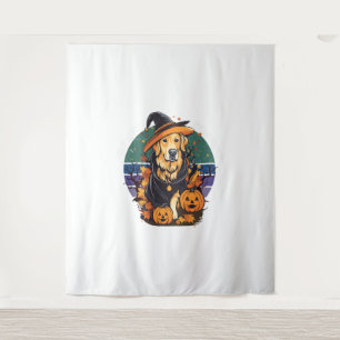 Tapiz Este es mi asustado disfraz de papá de perro Hallo