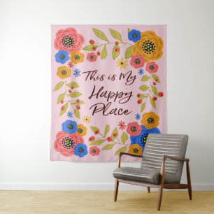 Tapiz Este es mi lugar feliz grande