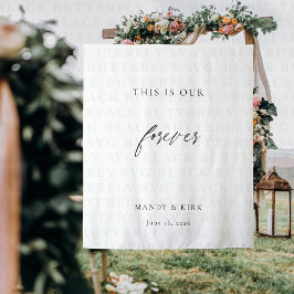 Tapiz Este Es Nuestro Fondo De Boda Para Siempre | Minim