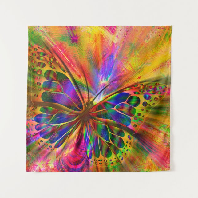 Tapiz Estética de la mariposa de arreglo (Anverso)